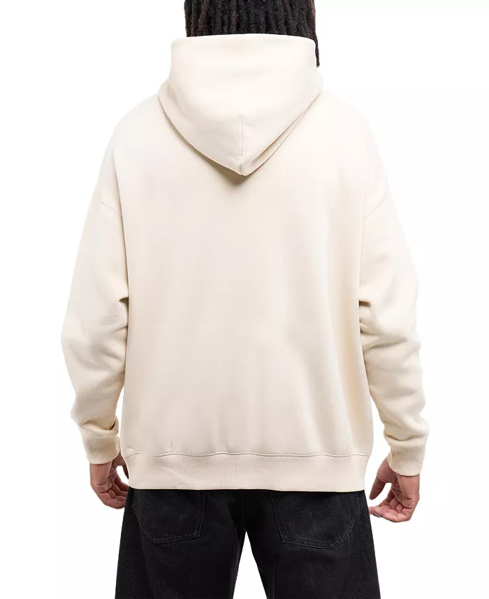 Men's Oversized Drop-Shoulder Long-Sleeve Pullover Hoodie - thumbnail 2