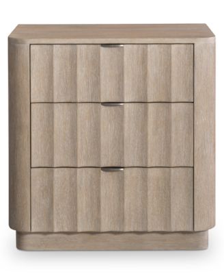 3-Pc. Wood Loggia Bedroom Set King Bed, Dresser and Nightstand