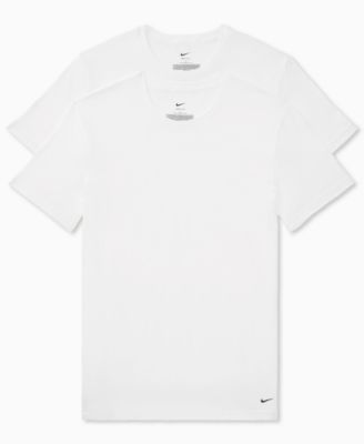 Men's Dri-FIT Essential Cotton Stretch Crewneck Undershirts, 2-Pack