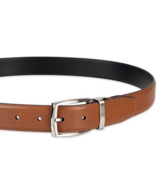 Men's Luxury 2-In-1 Reversible Pebbled Leather Belt