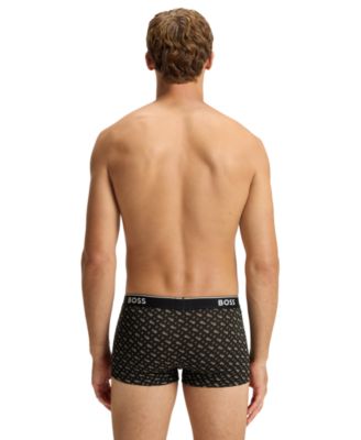 Men's Power Trunk Patterned Underwear, 3-Pack Set