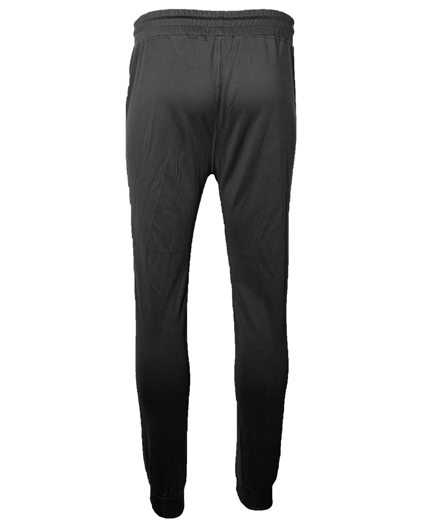 Мужские брюки Blu Rock Slim-Fit Tech Joggers Zipper Pockets Sweatpants, цвет: Чёрный — фото 4