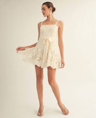 Women's Square Neck Mini Dress