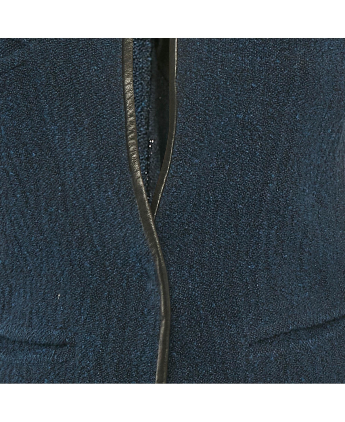 Pre-Owned Isabel Marant Women's Blue Leather Trim Tweed Jacket