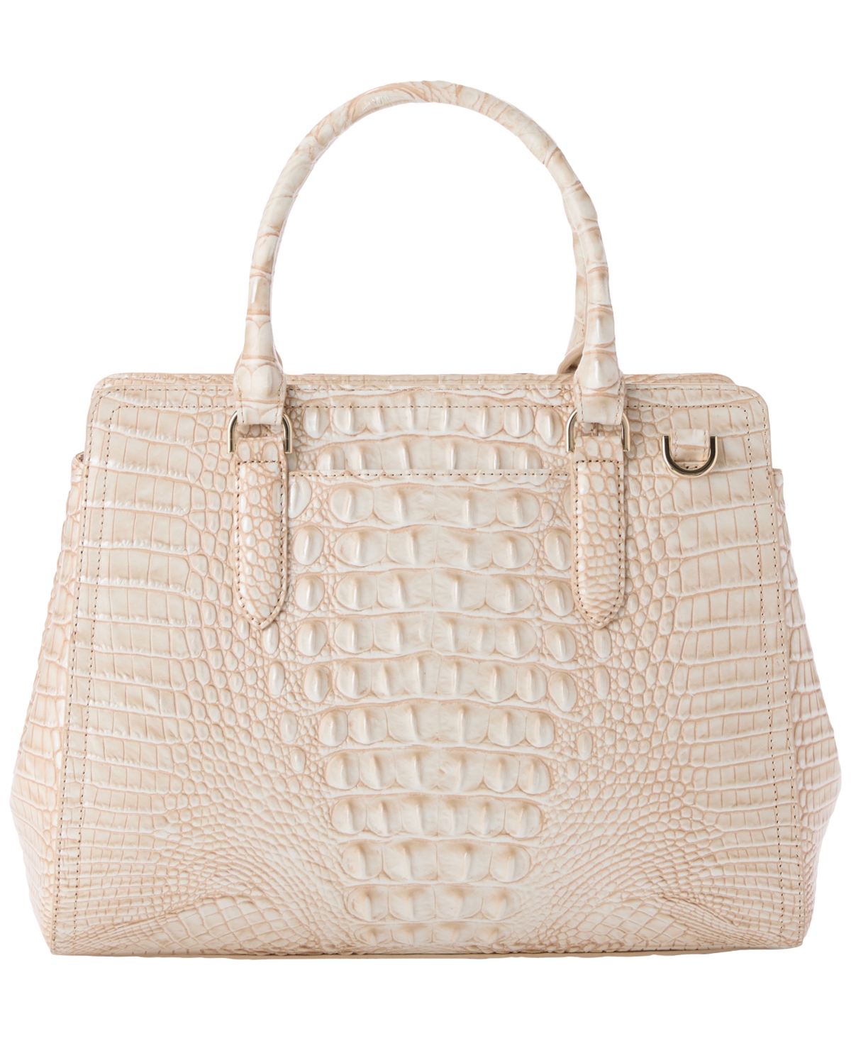 Brahmin Large Finley Leather Satchel Handbag