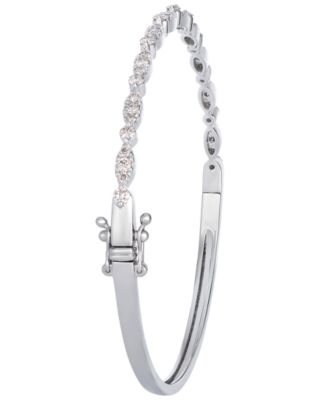 Vanilla Diamond (1.01 ct. t.w.) Couture Bangle in Platinum