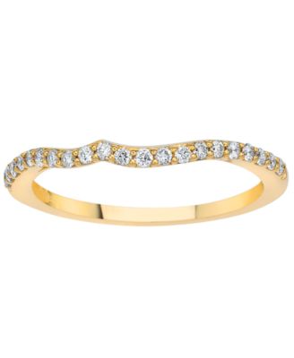Vanilla Diamond (0.17 ct. t.w.) Bridal Ring in 14k Honey Gold
