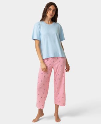 Women's Short-Sleeve Candied Boxy Sleep T-Shirt