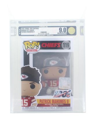 Kansas City Chiefs NFL POP Vinyl Figure | Patrick Mahomes II | Rated AFA 9.0