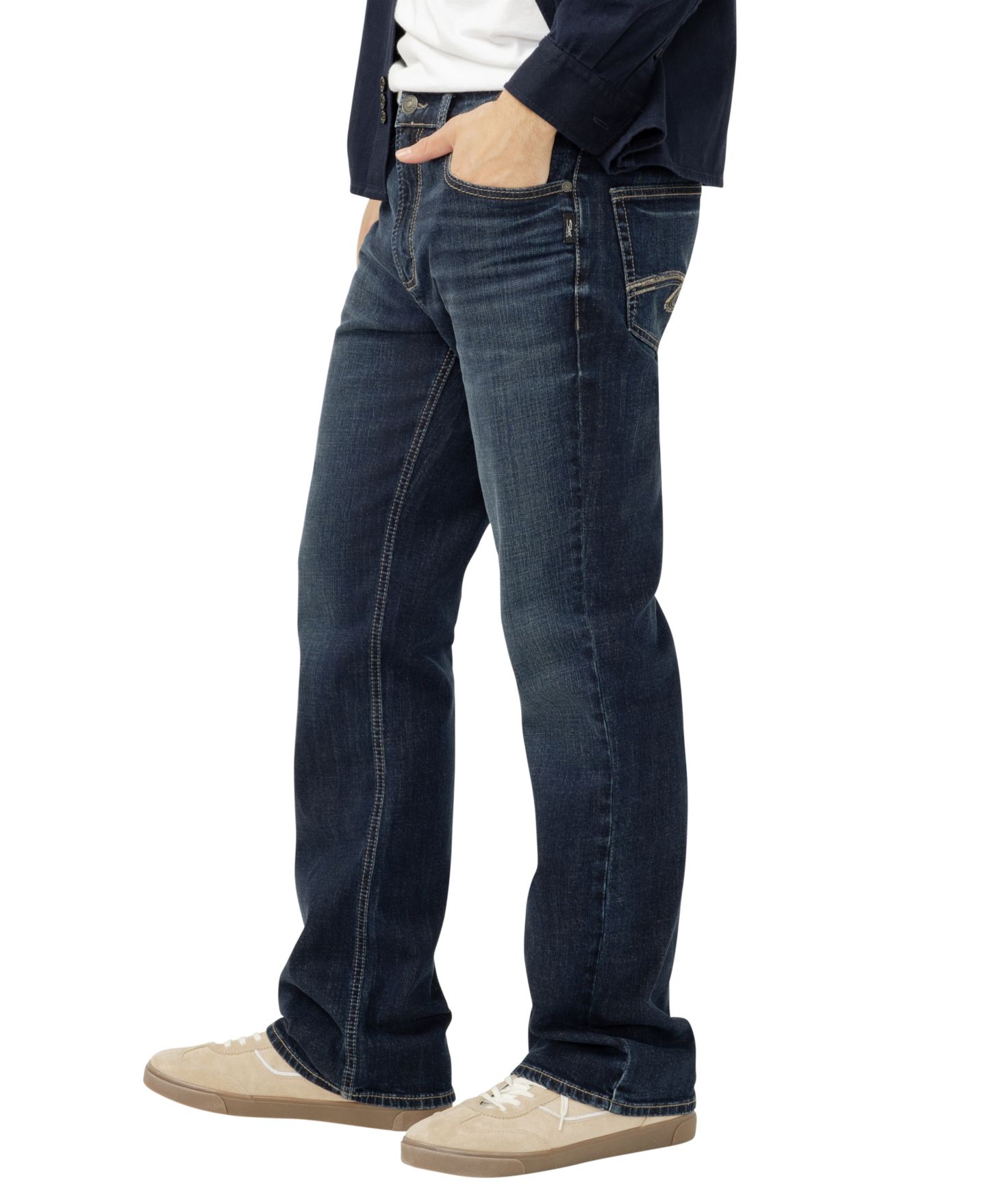 Мужские джинсы Silver Jeans Co. Craig Classic-Fit Bootcut, цвет: Mayfair — фото 2