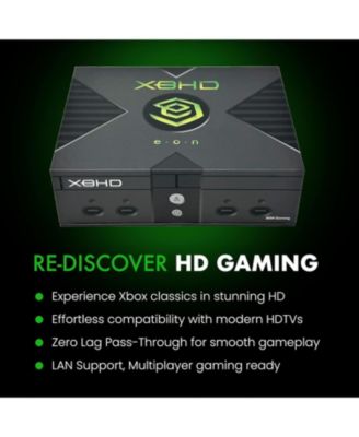EON Original Xbox HD HDMI Adapter + LAN Hub Adapter Plug and Play Video Enhancer