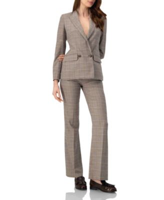 Women's Double-Breasted Prince of Wales Blazer