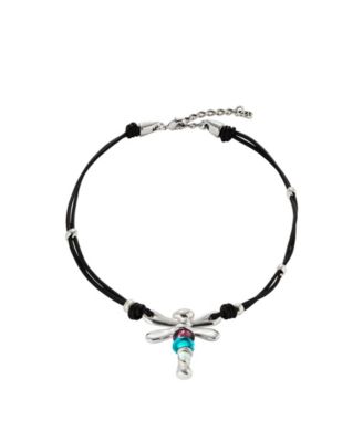 Sliver Plated Dragonfly Collar Necklaces