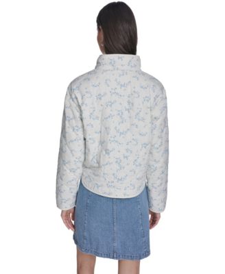 Women’s Quilted Short Liner Zipper Jacket