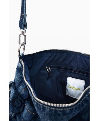 Women's Medium denim floral bag