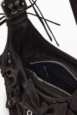 Women's Small bag with butterfly appliques