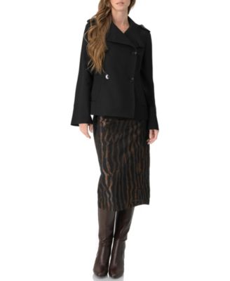 Women's Midi Skirt with Back Slit