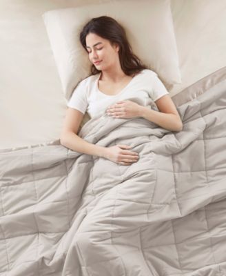 Windom Lightweight Down Alternative Satin Trim Blanket, Twin