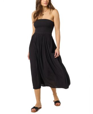 Women's Piper Strapless Smocked Midi Dress