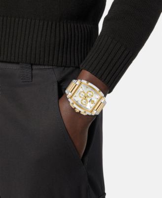 Men's Dominus Two-Tone Stainless Steel Bracelet Watch, 42X50mm