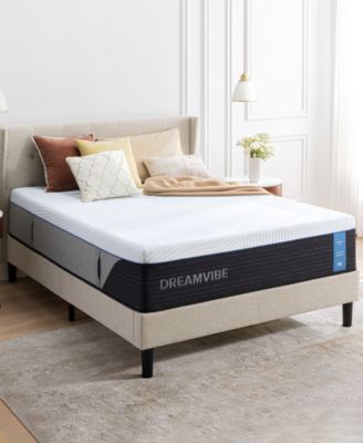 DreamVibe Deluxe 13" Hybrid Medium Plush Tight Top Mattress in a Box, Queen