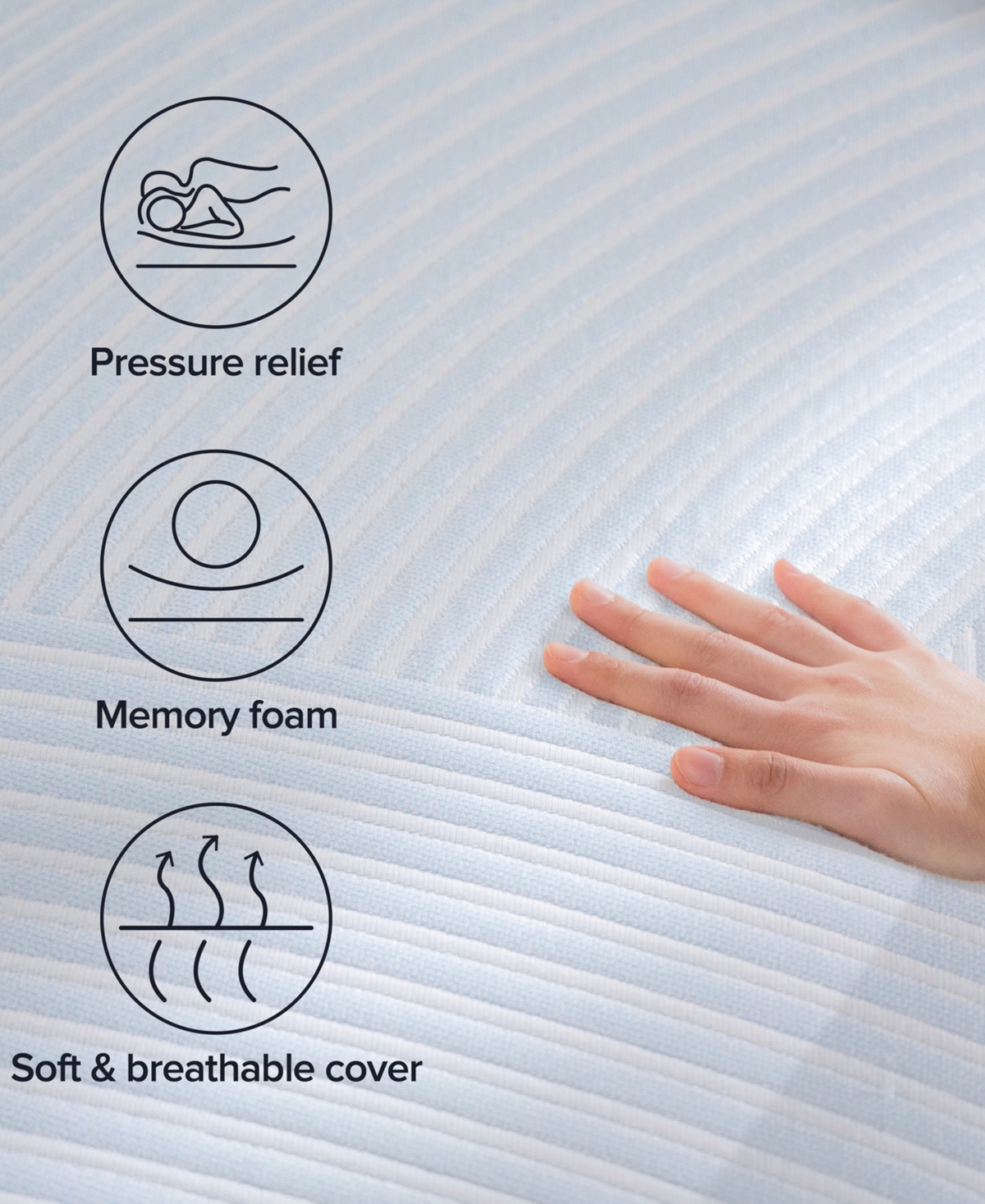 Zinus DreamVibe Deluxe 13" Medium Firm Tight Top Mattress in a Box