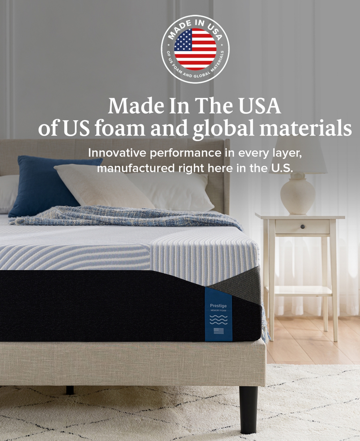 Zinus DreamVibe Prestige 14" Medium Firm Tight Top Mattress in a Box, Queen