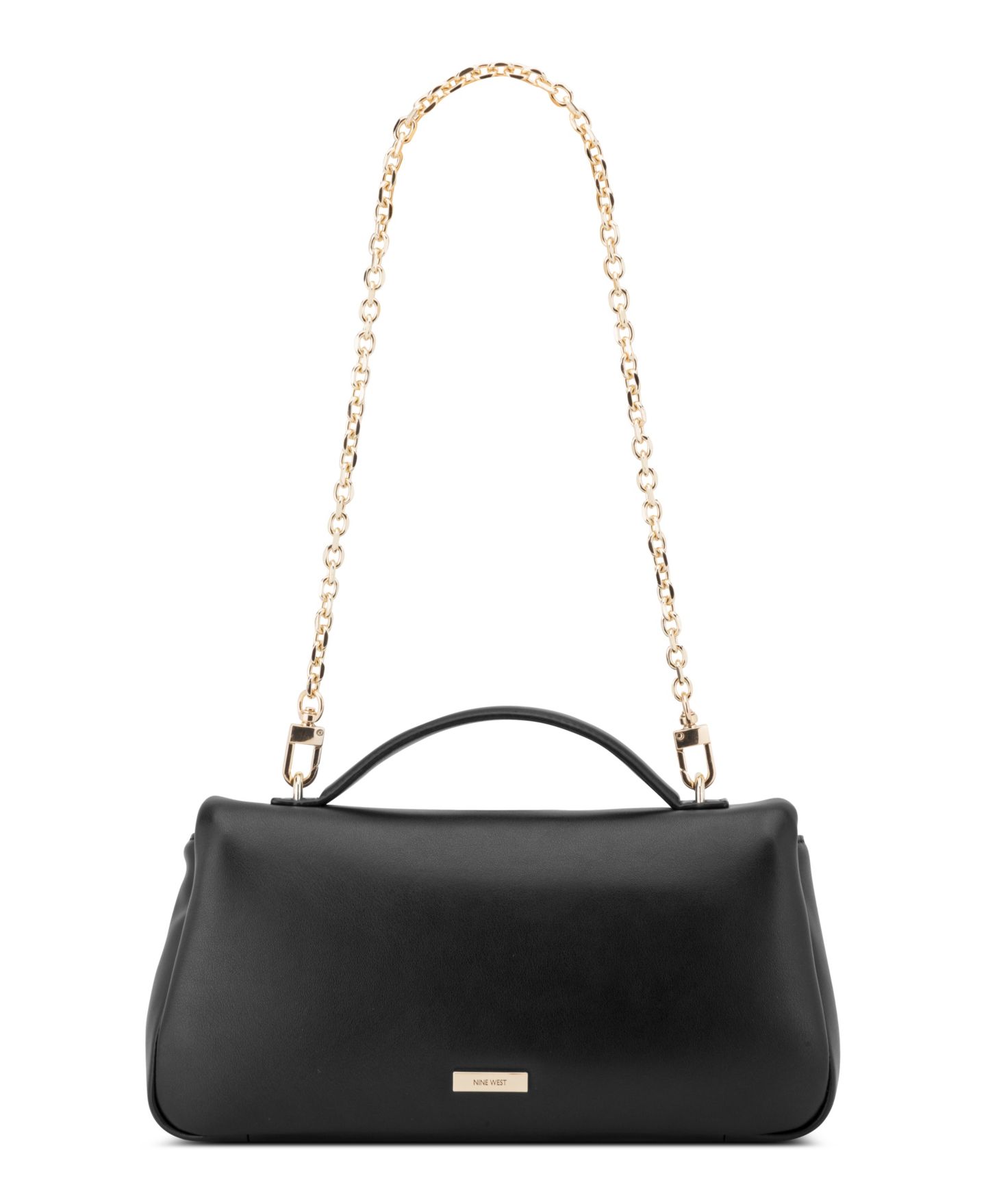 Женский клатч Nine West Georgena Small Flap Clutch Shoulder, цвет: Чёрный — фото 3
