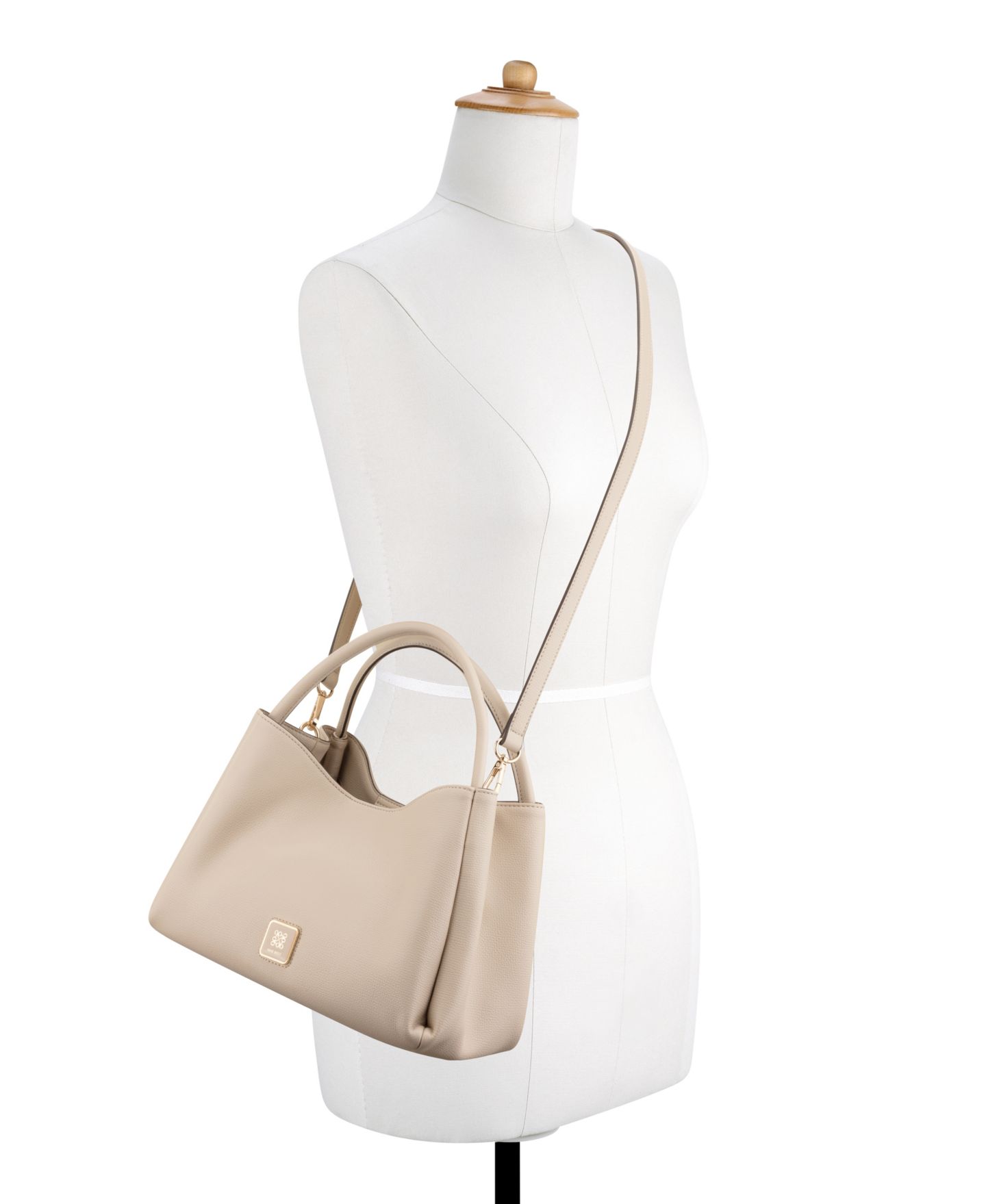 Женская сумка Nine West Dorsey Satchel, цвет: Бежевый — фото 2