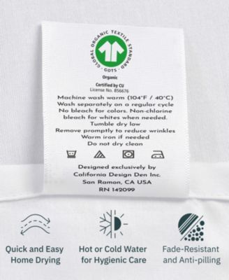 Percale Sheets Set, 100% Organic Cotton Bed Sheet Set Bed Sheet Set by California Design Den