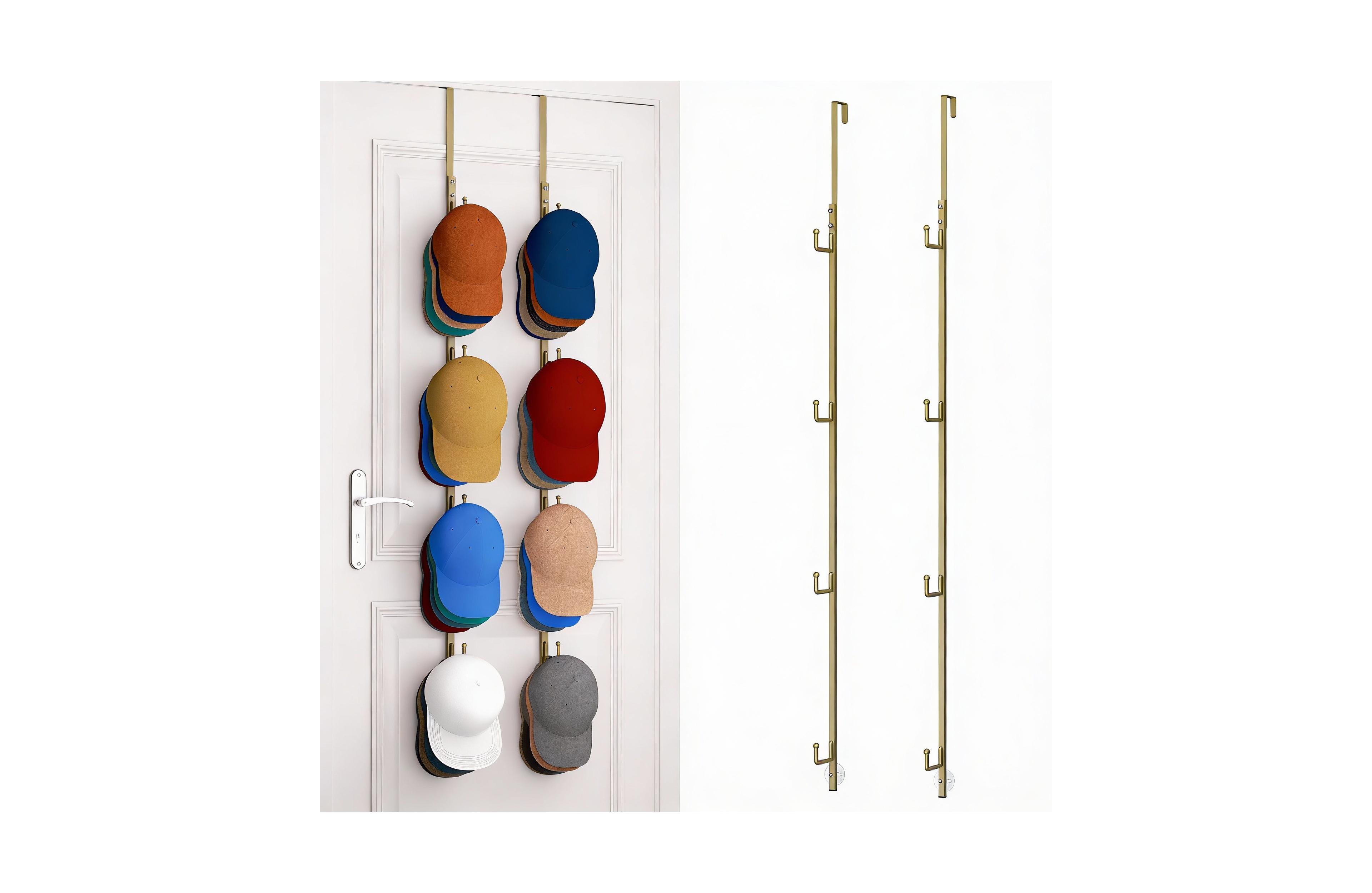 Yigii Over Door Hat Rack - Holds 40 Caps