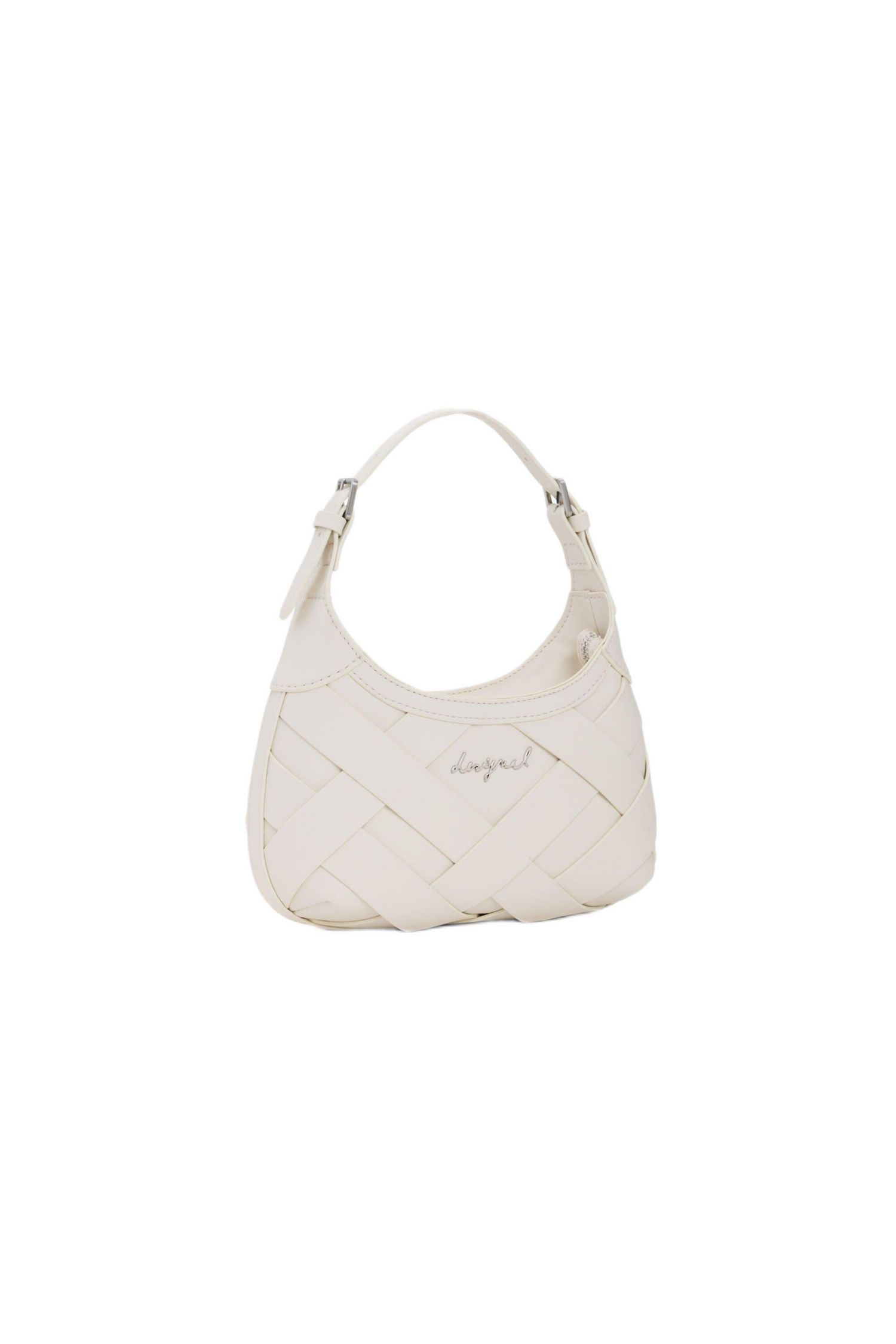 Women's Small braided logo bag