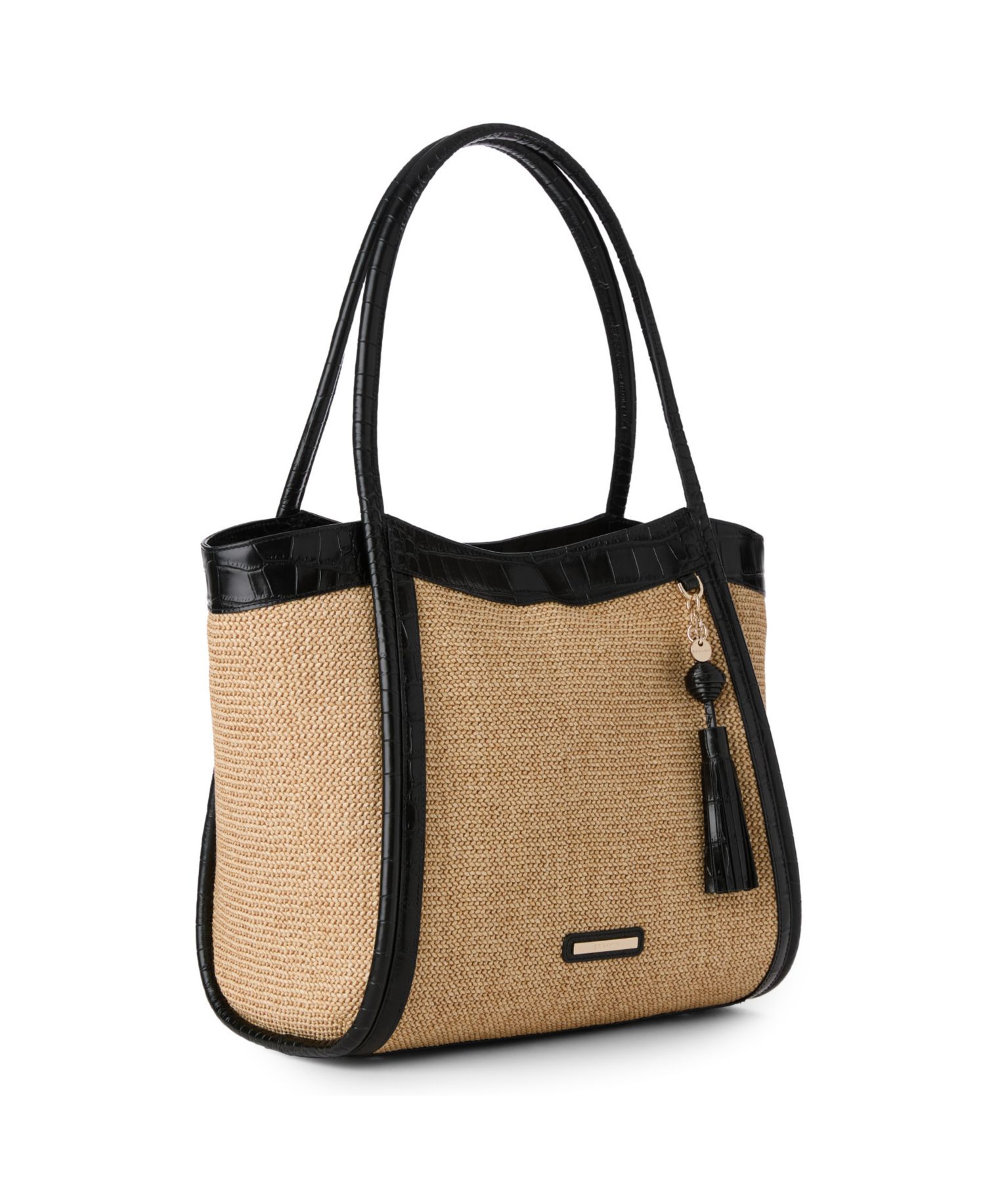 Bailee Folsom Medium Raffia Tote Bag