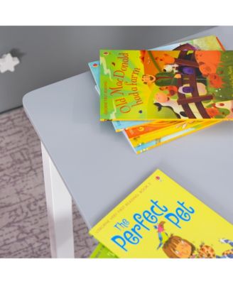 Kids Table and Chair Set with Storage Bench for Ages Three and Up