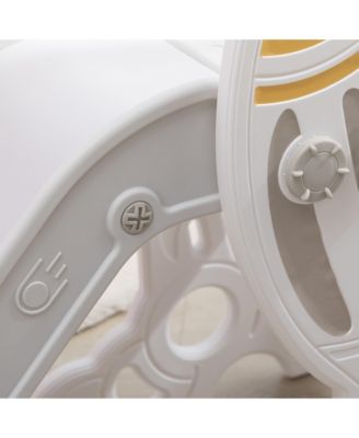 Kids Indoor Slide with Rocket Theme Non Slip Steps