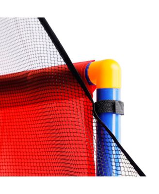 Double Hoop Basketball Arcade Game for Kids, Indoor/Outdoor Sports Toy with 4 Balls & Pump