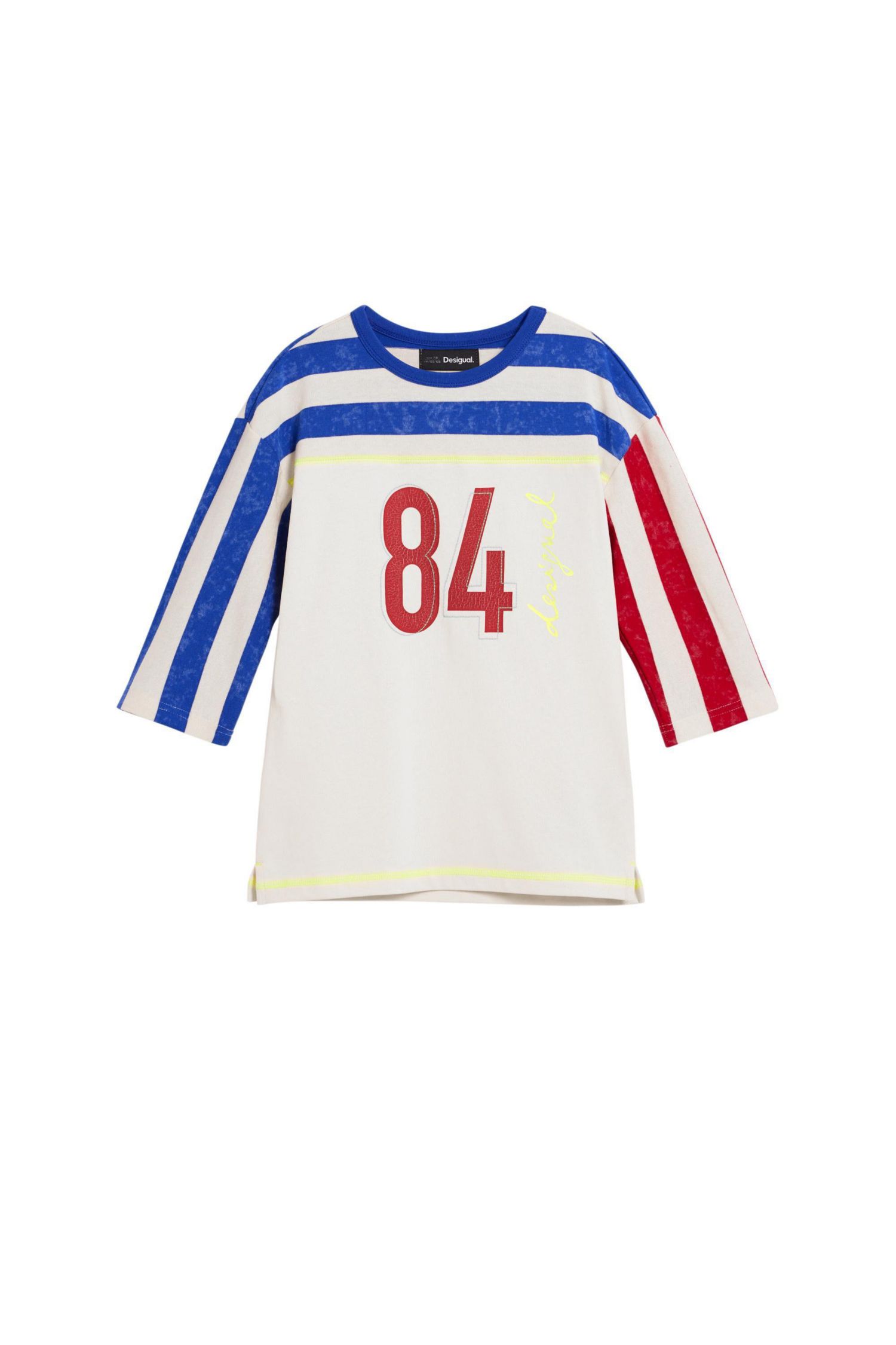 Boys's Three-quarter sleeve striped t-shirt