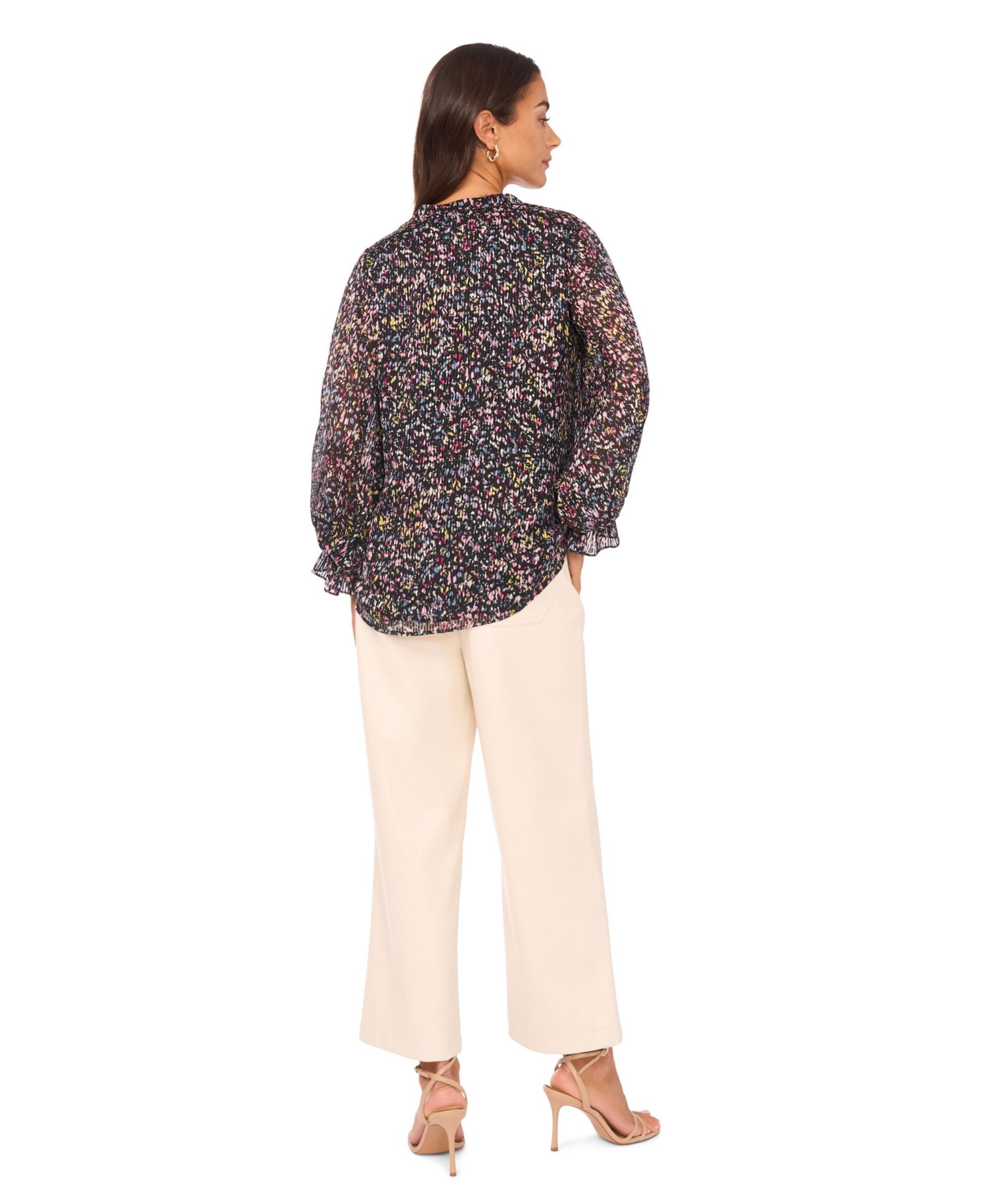 Women's Cropped Front Pocket Mid Rise Pants