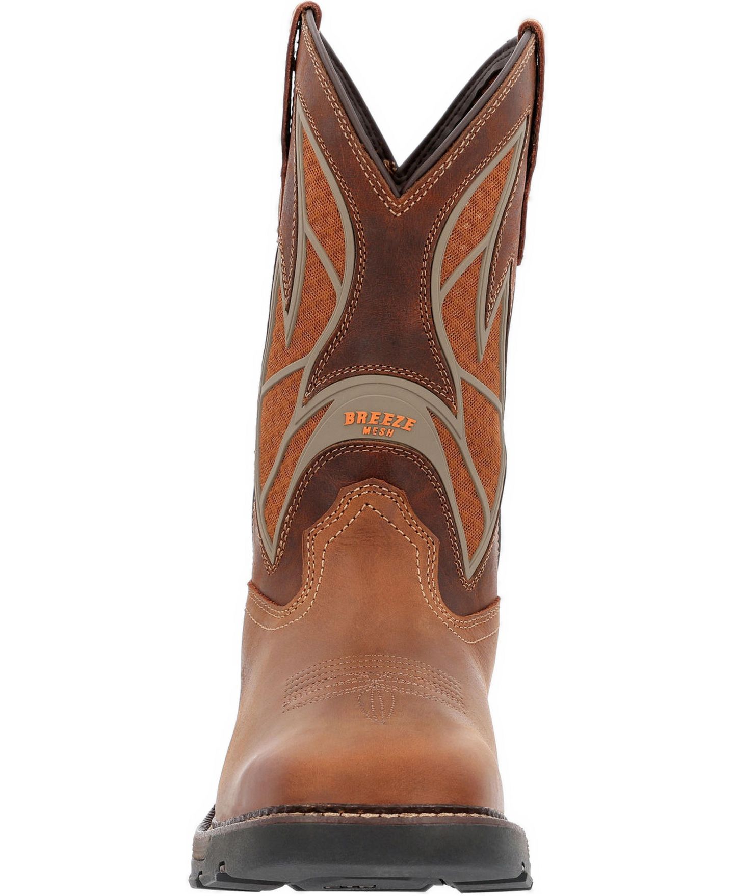 Мужские ботинки GEORGIA BOOT Carbo-Tec FLX Pull-on with InsulKul Work in Brown/Brick, цвет: Коричневый — фото 15