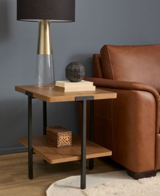 Knox 23"  Wood Rectangular End Table