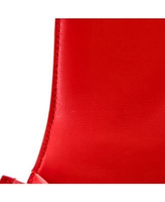 Small Hourglass Top Handle Bag Leather