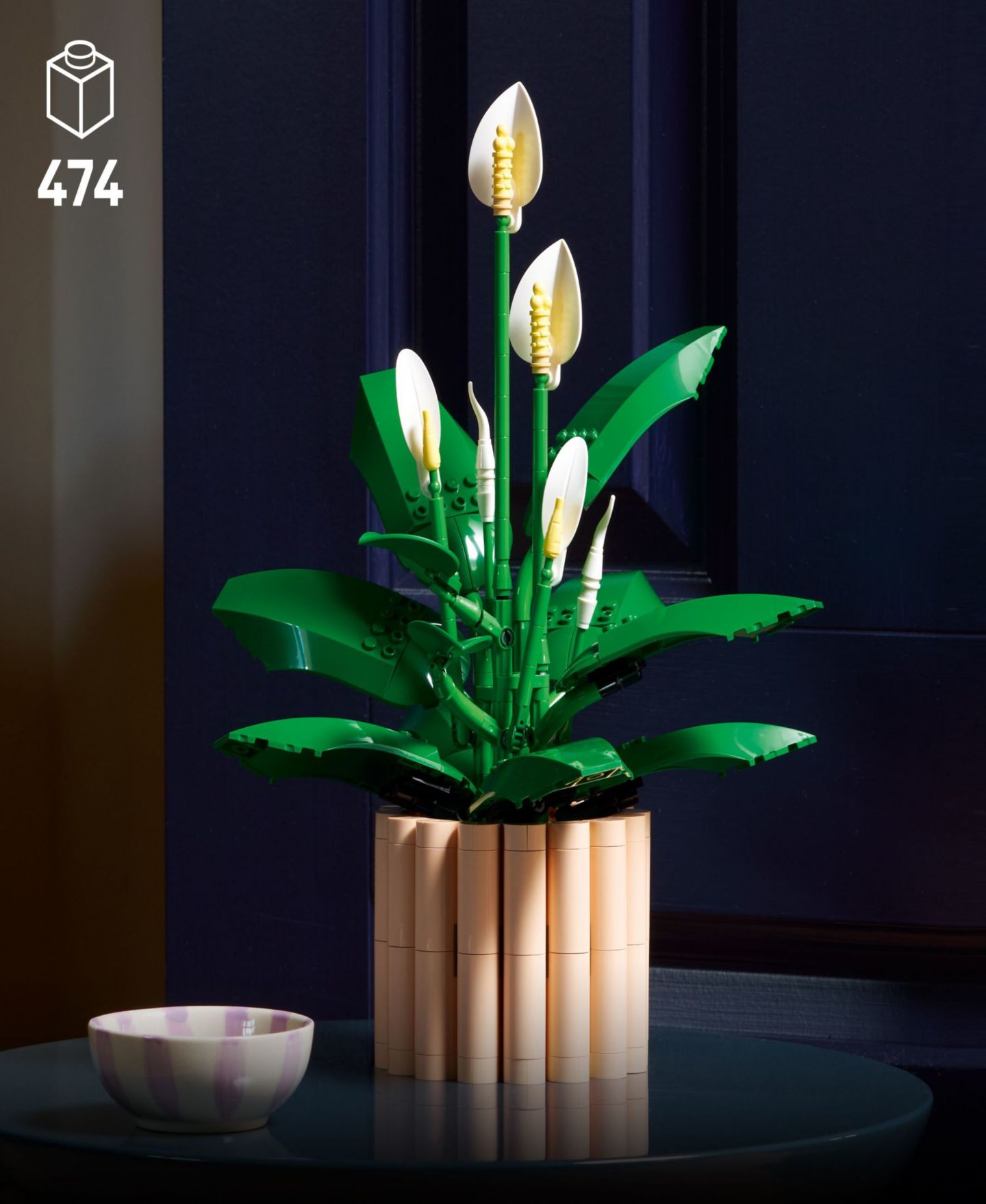 Детский конструктор LEGO® Botanicals Peace Lily Flower Building Set 11504, 474 Pieces — фото 2