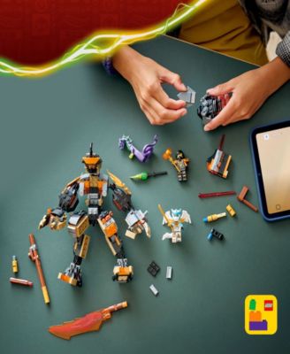 NINJAGO Cole's Mission Mech Dragon Zane Building Toy 71854, 364 Pieces