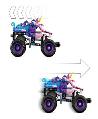 Technic Monster Jam Sparkle Smash Pull-Back Building Kit 42220, 243 Pieces