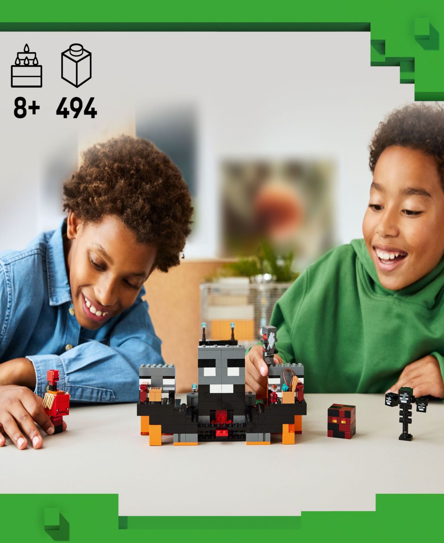 Детские конструкторы LEGO® Minecraft Wither Battle Building Toy 21590, 494 Pieces — фото 2