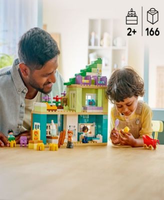 DUPLO Town 3 in 1 Modern Family House with Figures Building Kit 10470, 166 Pieces