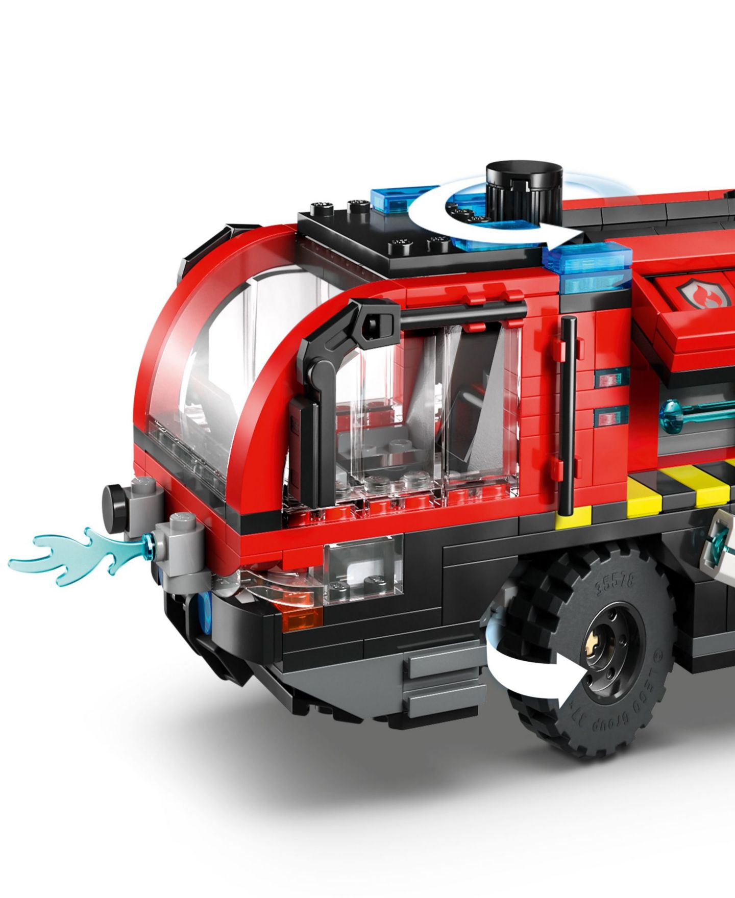Детский конструктор LEGO® City Airport Fire Truck Toy Building Set 60499, 691 Pieces — фото 4