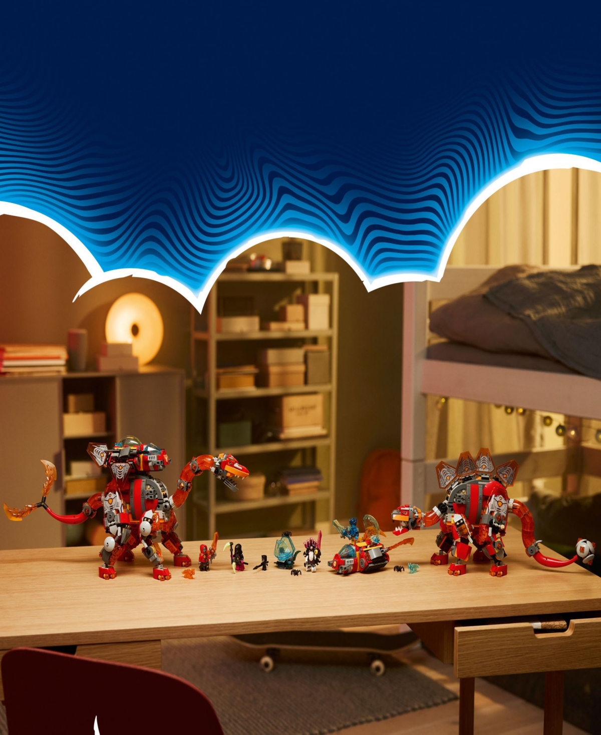 Lego DREAMZzz Dino Jet Dinosaur Building Toy 71514, 1007 Pieces