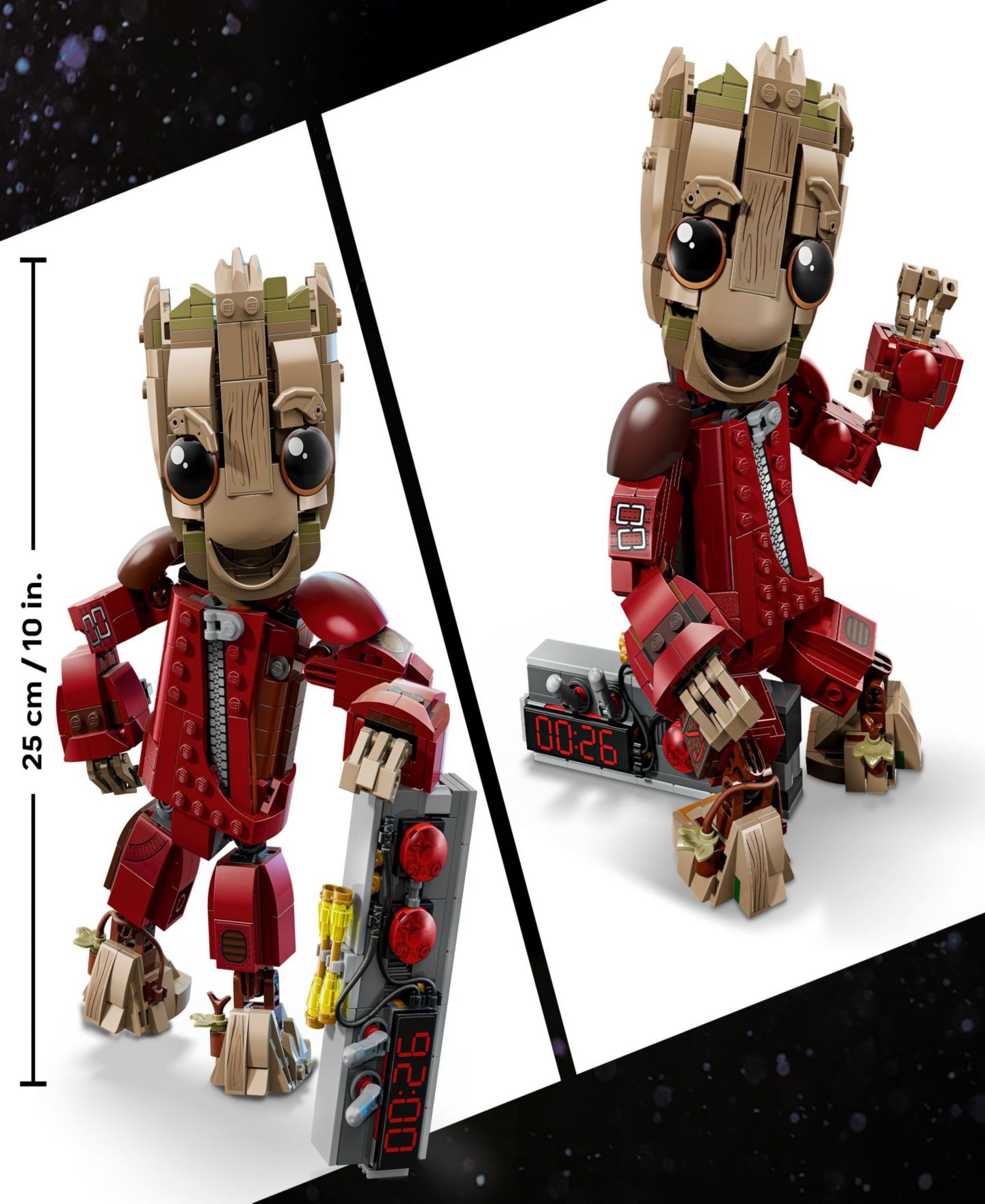 Детские конструкторы LEGO® Marvel Ravager Jumpsuit Groot Kids Building Toy 76341, 604 Pieces — фото 6