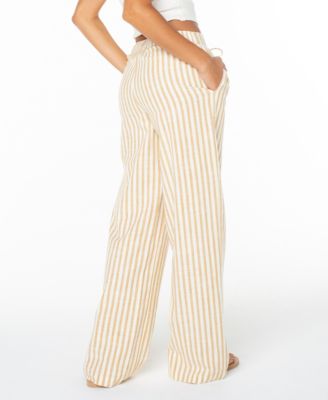 Women's Mavericks Stripe Print Straight Leg Trousers
